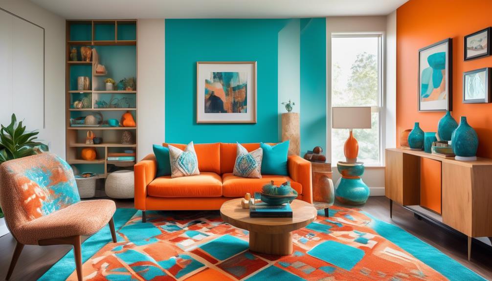 vibrant colors for home staging