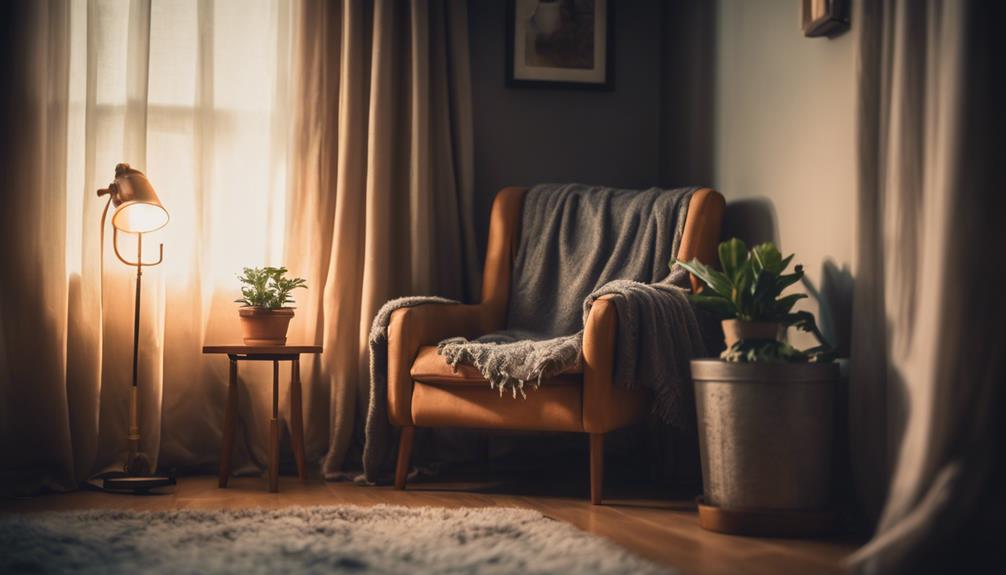 comfortable seating and decor