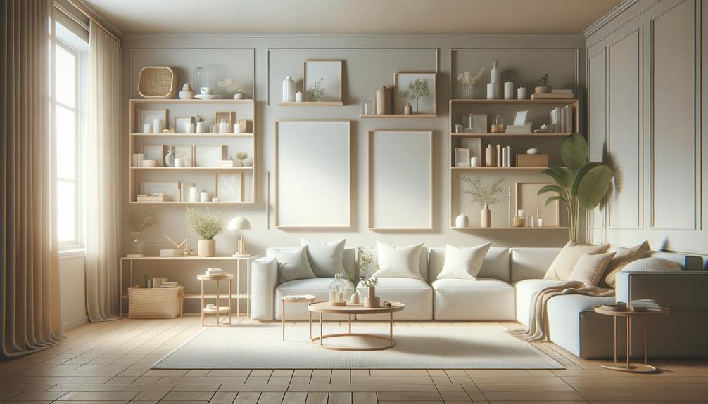 decluttering for a peaceful space