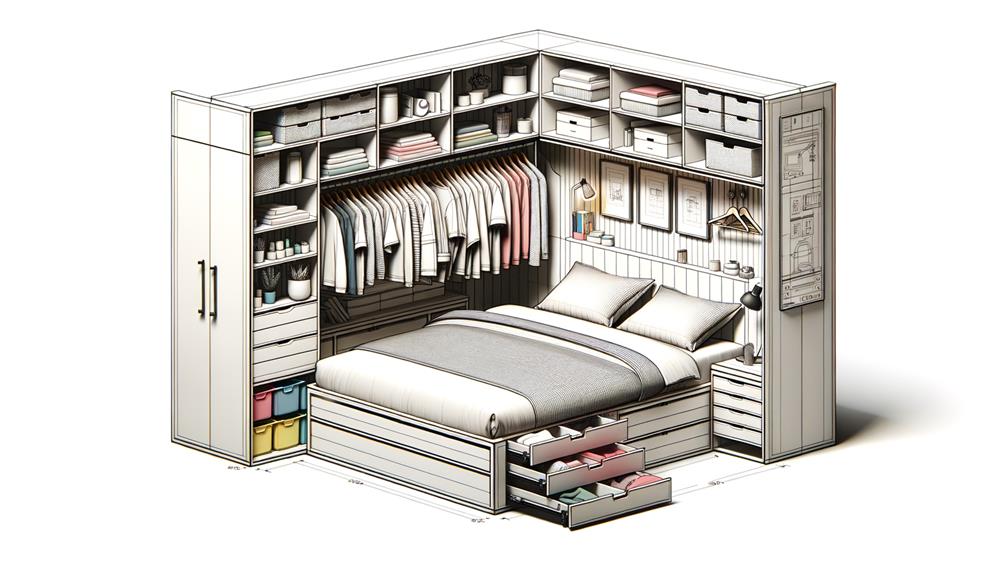 organizing clothes creatively