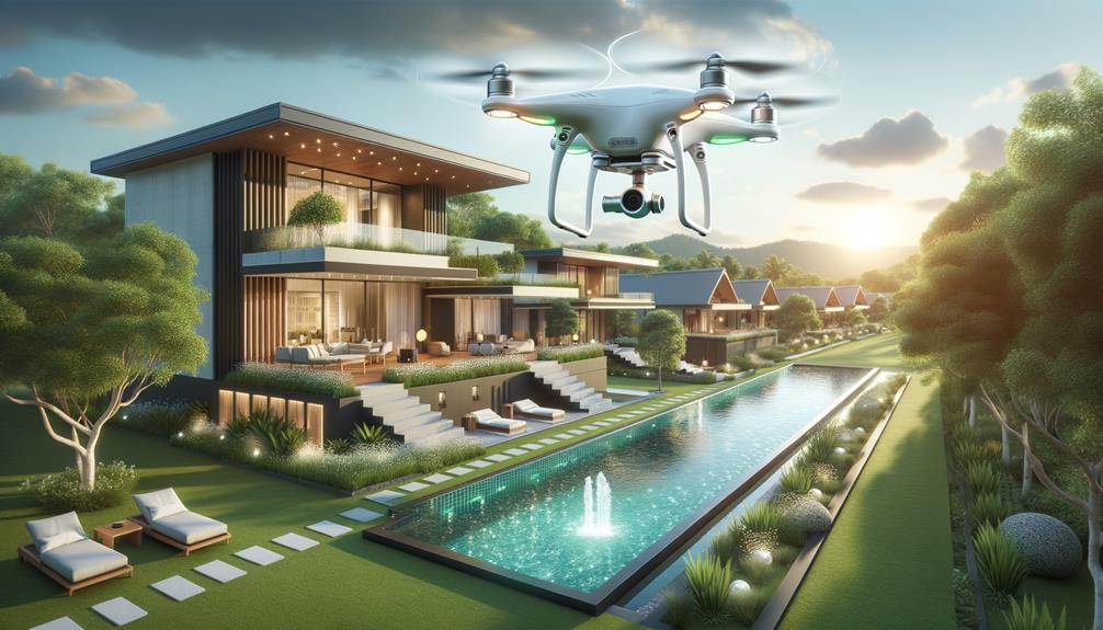showcasing properties with drones