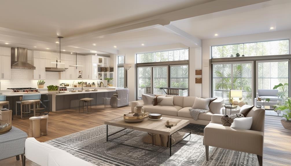 Optimizing Furniture Layout in Open Concept Living Rooms