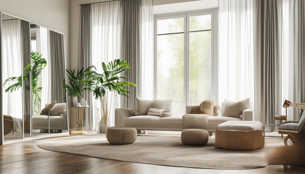 optimizing light through furniture