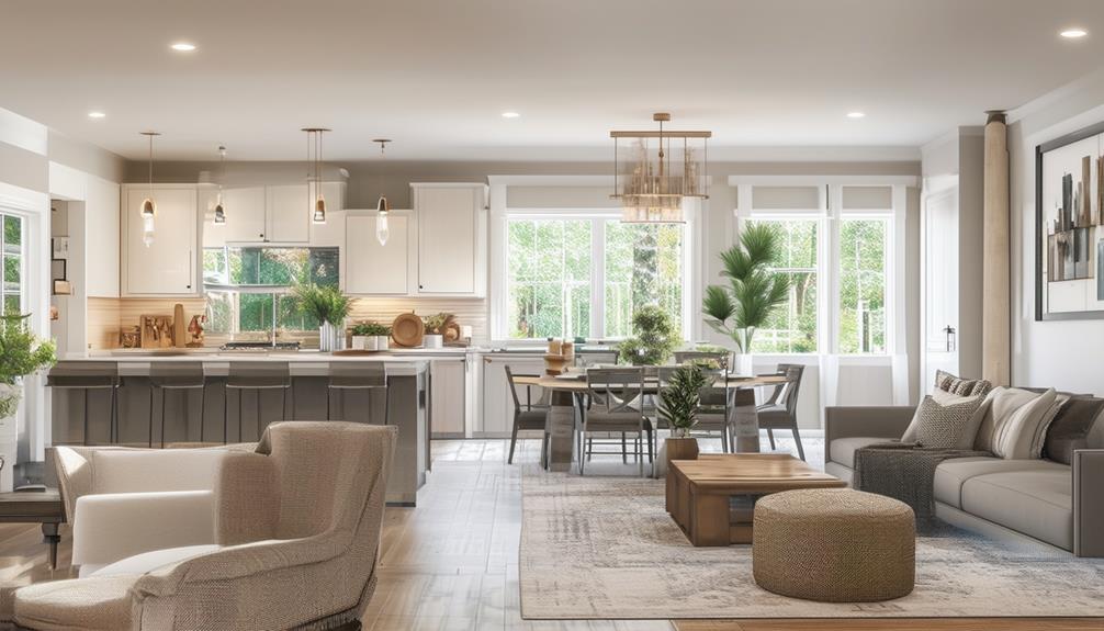 seamless transition between areas